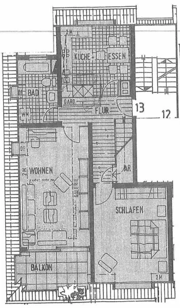 Grundriss Dachgeschoss