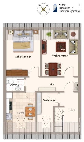 Grundriss Whg-DG Nr. 47a