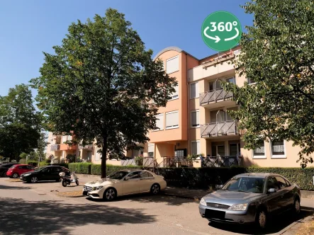 2-ETW im 3OG, Oberreut - Wohnung kaufen in Karlsruhe - Frei verfügbar: 2-Zimmer-ETW mit 2 Dachterrassen und Duplexparker, KA-Oberreut