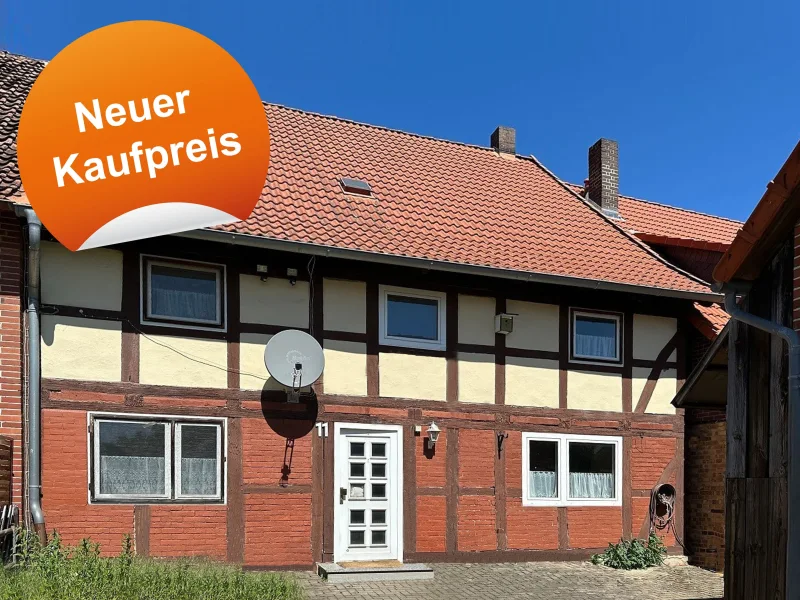 Hausansicht - Haus kaufen in Söhlde - Charmante Doppelhaushälfte in Nettlingen