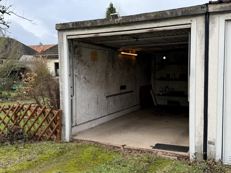 Garage mit Strom