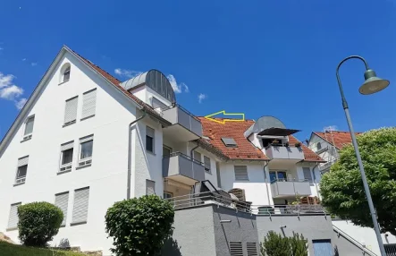 Ansicht - Wohnung kaufen in Grafenberg - 4,5 Zimmer Maisonettewohnung mit schöner Aussicht