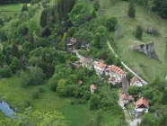 Blick auf Hohengundelfingen im Lautertal