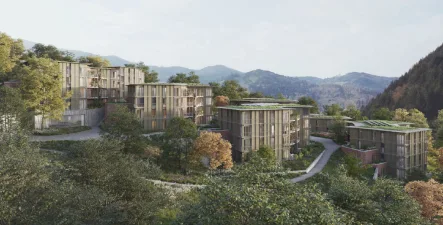 Außenansicht - Wohnung kaufen in Waldkirch - Projektierte Neubauwohnungen in wunderschöner Lage von Waldkirch-Kollnau