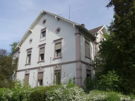 Rückseite - Haus kaufen in Bad Krozingen - Repräsentative renovierungsbedürftige Villa in Bad Krozingen