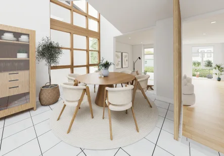 Visualisierung_Essen - Haus kaufen in Kuppenheim - Traumhaftes Architektenhaus in verkehrsberuhigter Lage