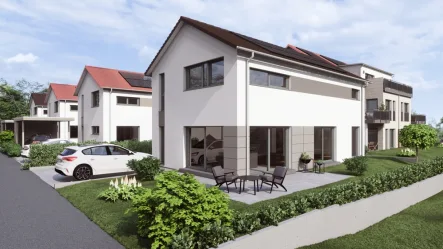 PP1 - Haus kaufen in Vöhringen - Zukunftsorientiert und modern. Massivhaus technikfertig in KFW 40 Bauweise