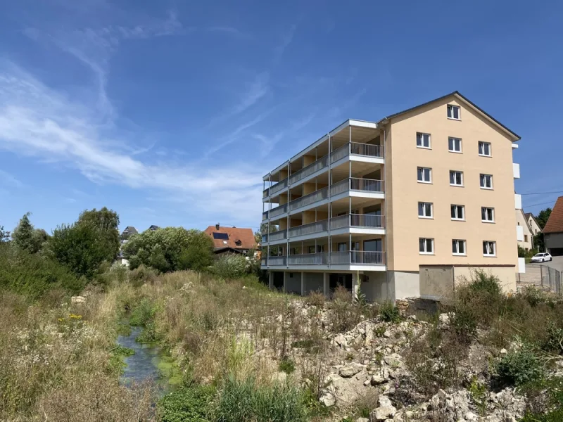 Baustand 08_2024 - Wohnung kaufen in Villingen-Schwenningen - Exklusive 3 Zimmer Neubauwohnung, auf Wunsch mit eigenem Garten, in VS-Marbach