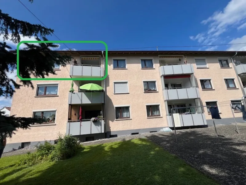 Außenbild Exposé 2 - Wohnung kaufen in Rottweil - 2-Zimmer Wohnung mit Balkon und Stellplatz