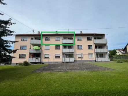 Außenbild Exposé - Wohnung kaufen in Rottweil - 3-Zimmer Wohnung mit Balkon und Garage