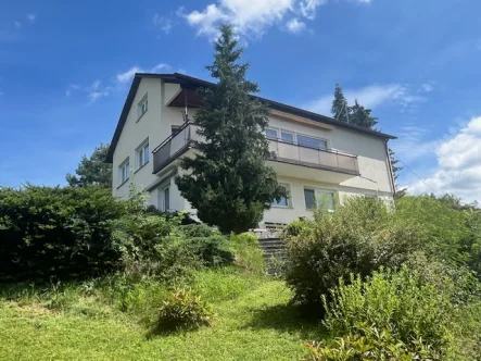 Ansicht - Haus kaufen in Rottweil / Göllsdorf - "Freistehendes Einfamilienhaus mit Einliegerwohnung in herausragender Lage mit top Aussicht"