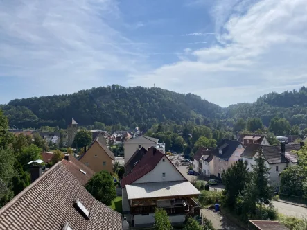 Aussicht_Balkon - Wohnung kaufen in Sulz am Neckar - Über den Dächern von Sulz - sonnige Eigentumswohnung im Herzen der Stadt