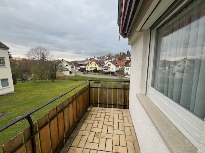 Balkon vor Küche EG