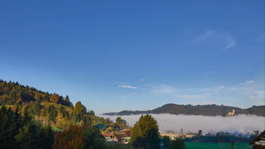 Aussicht über den Wolken