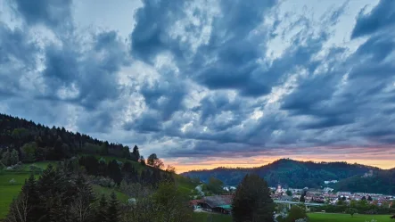 Traumhafter Ausblick  - Wohnung kaufen in Waldkrich - Grüne Oase mit Fernblick – Exklusive Gartenwohnung in der Villa 2 Tälerblick