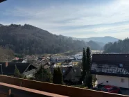 Blick vom Balkon vor Schlafzimmer