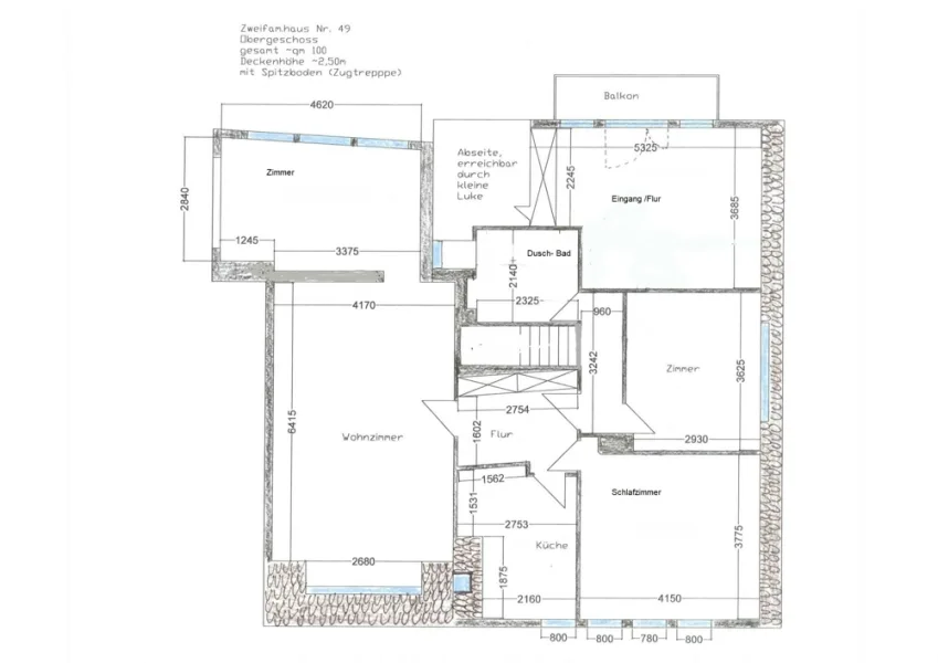 Grundriss Wohnung 7