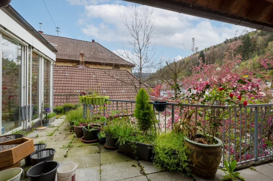 Terrasse mit Ausblick