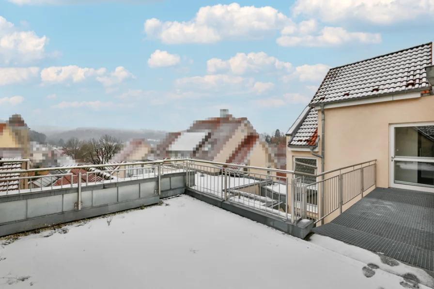 Dachterrasse mit Aussicht (DG)