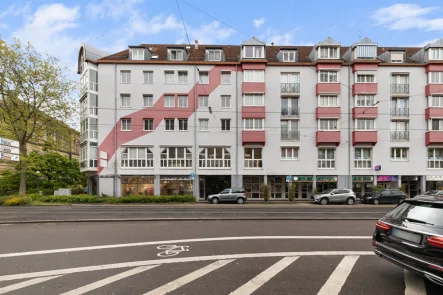 Außenansicht - Wohnung kaufen in Karlsruhe - Ideale Singlewohnung mit perfektem Grundriss