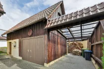 Schopf und Carport