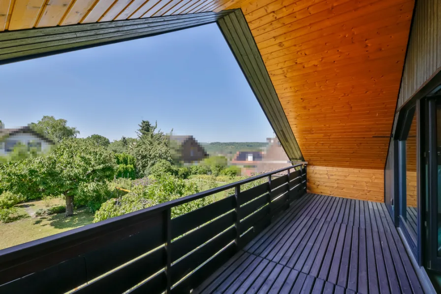 Balkon mit Aussicht 