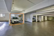 Tiefgaragenstellplatz im Nachbarhaus