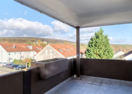 Terrasse - Wohnung kaufen in Bad Bergzabern - Modernes Wohnen mit Penthouse-Charakter – Stilvoll, Ruhig, Sofort Bezugsbereit