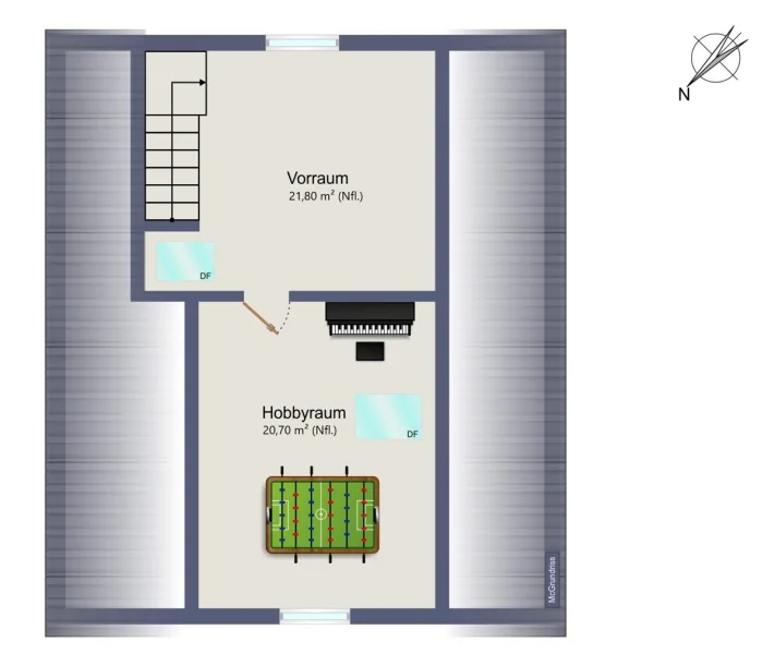 Grundriss Dachspitze