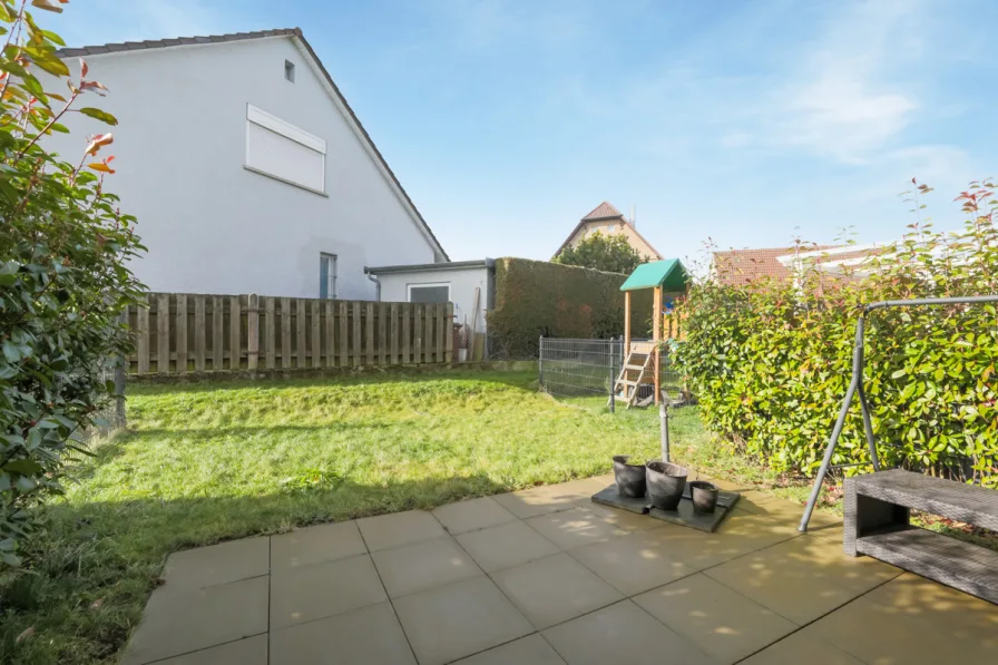 Terrasse und Garten