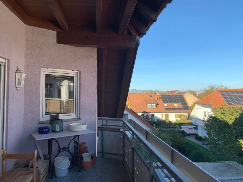 gemütlicher Balkon