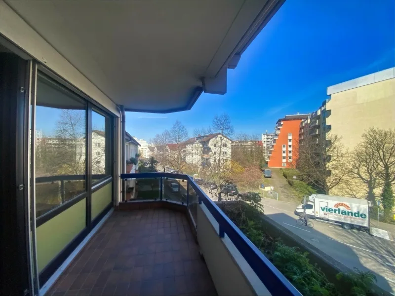 Blick vom Balkon