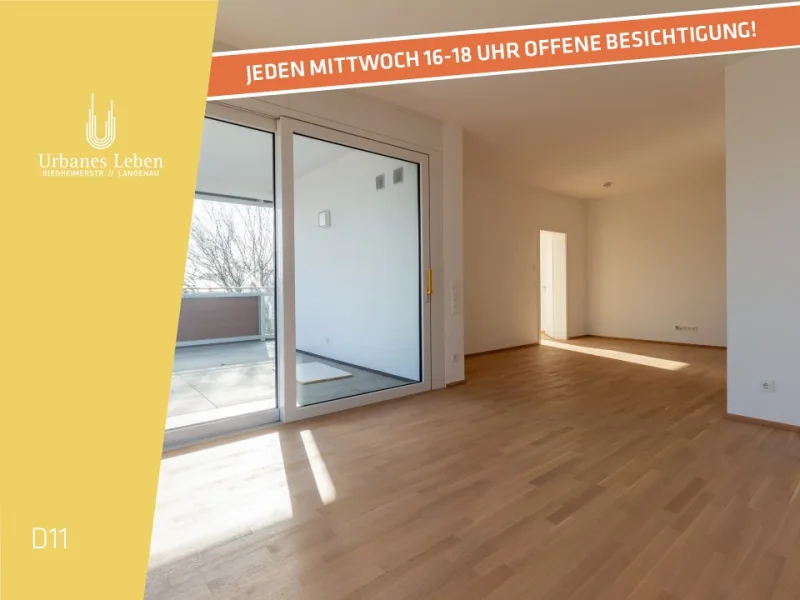 D11 - Wohnung kaufen in Langenau - SOFORT BEZUGSFERTIG - ATTRAKTIVE 3-ZIMMER WOHNUNG IM 1. OG – URBANES LEBEN LANGENAU - D11