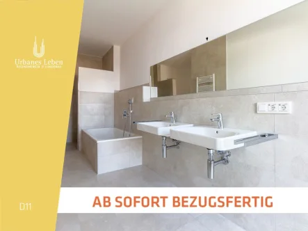 ULL_D11 - Wohnung kaufen in Langenau - SOFORT BEZUGSFERTIG - ATTRAKTIVE 3-ZIMMER WOHNUNG IM 1. OG – URBANES LEBEN LANGENAU - D11