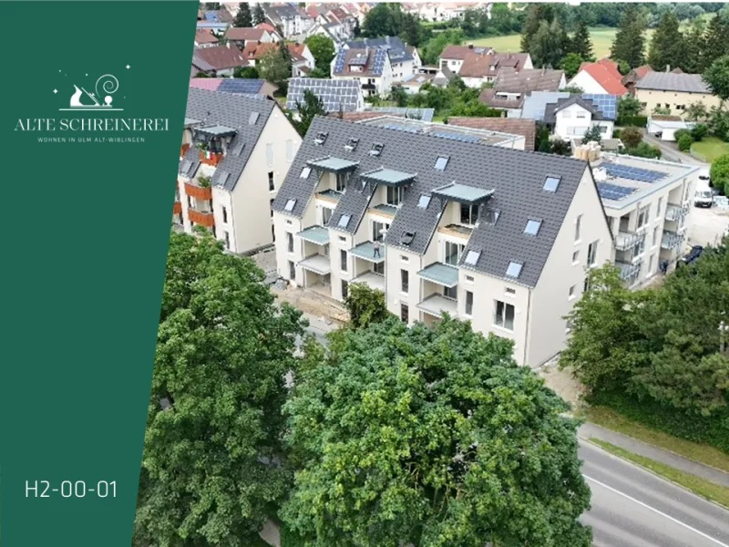 H2.00.01 - Wohnung kaufen in Ulm / Wiblingen - Ab sofort Bezugsfertig | 3-Zimmer Wohnung mit Terrasse und Gartenanteil | H2.00.01