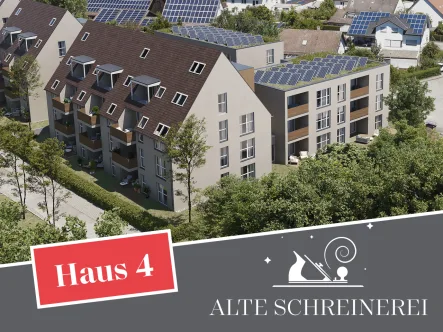 Haus 4 - Wohnung kaufen in Ulm / Wiblingen - 4-Zimmer Erdgeschosswohnung mit Terrasse und Gartenanteil | Süd-Ost | Alte Schreinerei | H4.00.04
