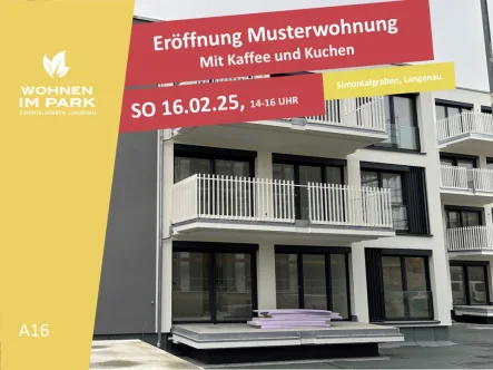 A16 - Wohnung kaufen in Langenau - 4,5 ZIMMER PENTHOUSE-WOHNUNG IM DG - "WOHNEN IM PARK" IN LANGENAU - A16