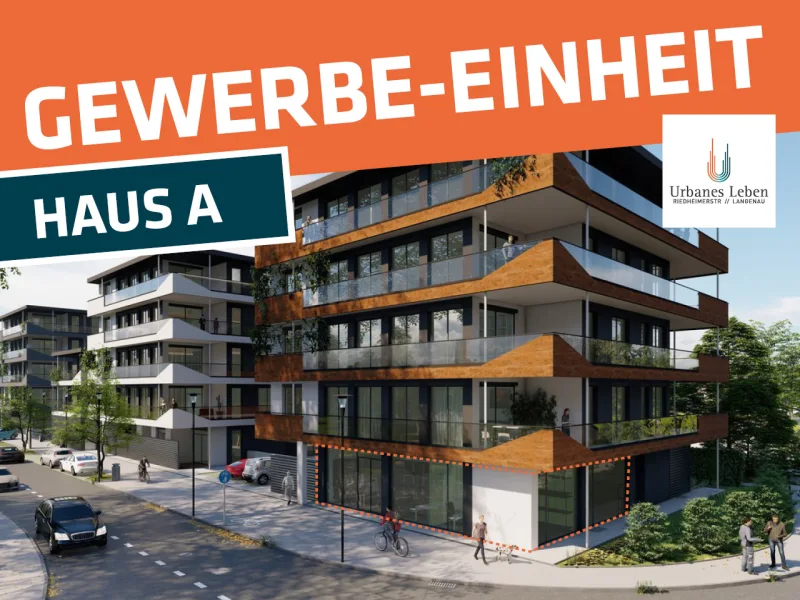 2023-01-18 Portalbild Haus A Gewerbe - Büro/Praxis mieten in Langenau - GROSSE GEWERBEFLÄCHE IN TOLLER ECKLAGE - URBANES LEBEN LANGENAU