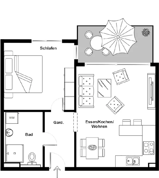 Grundriss Wohnung Nr 3