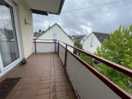 großer Balkon bei Schlafzimmer