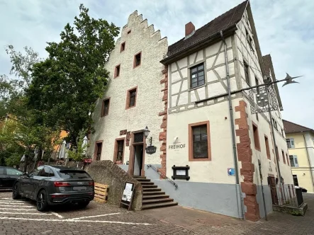 Gesamtansicht - Gastgewerbe/Hotel kaufen in Wiesloch - Historisches und beliebtes  Brauhaus  in TOP Lage von Wiesloch - aufwendig und hochwertig renoviert  - zu verkaufen - zu verpachten