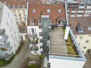 Dachterrasse, Vogelperspektive