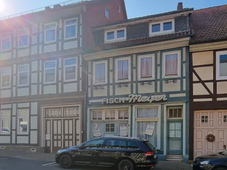 Frontansicht - Haus kaufen in Bockenem - Wohn- und Geschäftshaus im beliebten Zentrum von Bockenem!