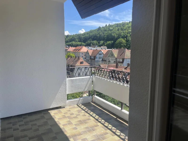 großer Balkon