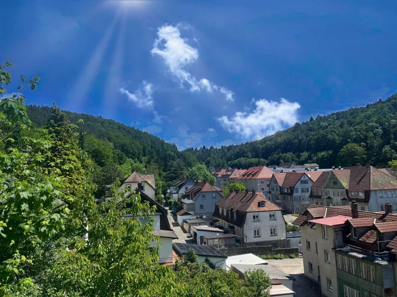 Aussicht vom Balkon