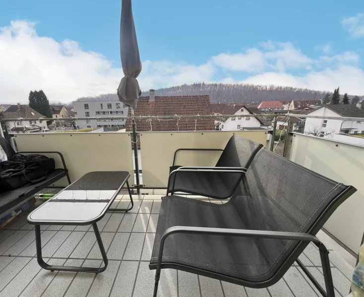 Balkon mit herrlichem Blick