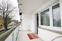 überdachter Balkon