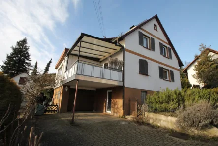 Hausansicht - Haus kaufen in Müllheim - Weinberge in Sicht!