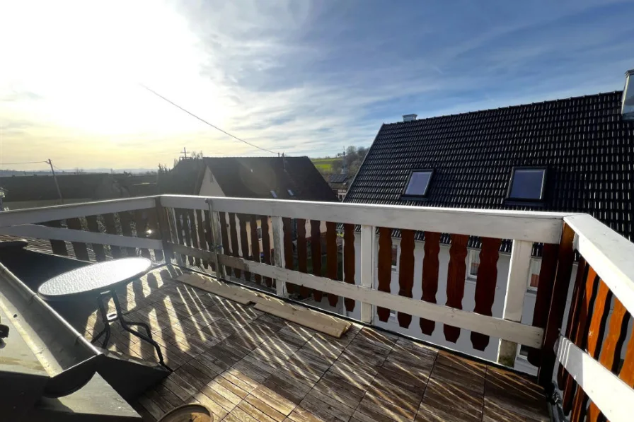 Sonnige Dachterrasse