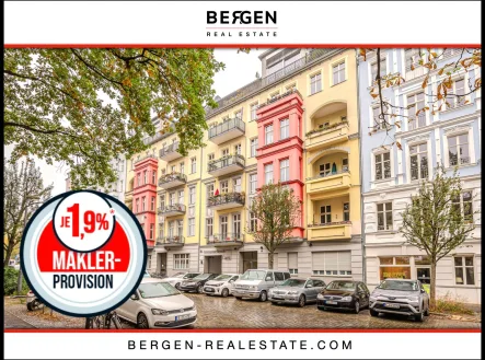 1 - Wohnung kaufen in Berlin - Moderne Dreizimmerwohnung mit Balkon in Prenzlauer Berg